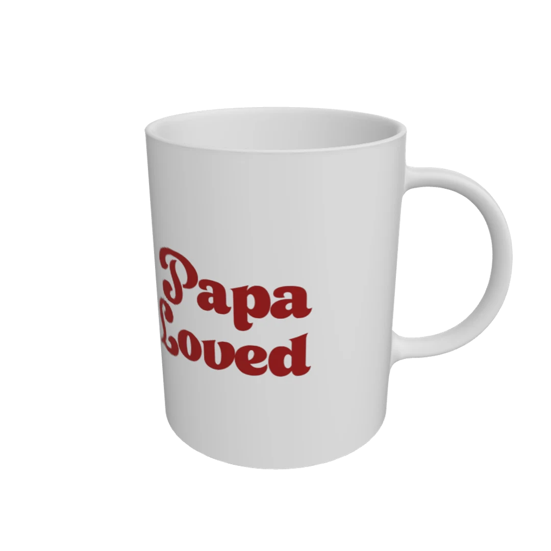 Papa Loved PB&J Ceramic Mug