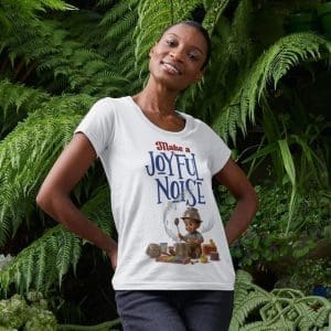 Make A Joyful Noise - Papa Loved Women's Scoop Neck T-Shirt