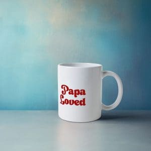 Papa Loved PB&J Ceramic Mug
